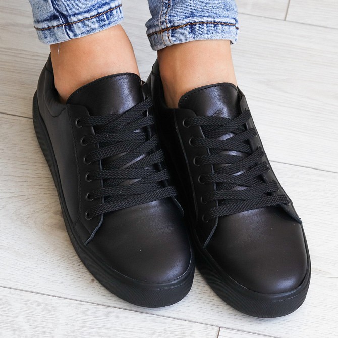 Кеды женские Fashion 3218 36 размер 23,5 см Черный Киев - изображение 1