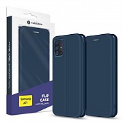 Чехол для моб. телефона MakeFuture Samsung A71 Flip (Soft-Touch PU) Blue (MCP-SA71BL) Киев