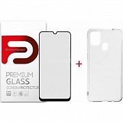 Чехол для моб. телефона Armorstandart Samsung M31 Air Series Panel + Full Glue Glass (ARM58044) Киев