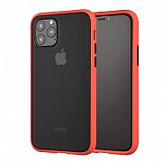 Чехол для моб. телефона MakeFuture Apple iPhone 11 Pro Max Frame (Matte PC+TPU) Red (MCMF-AI11PMRD) Київ