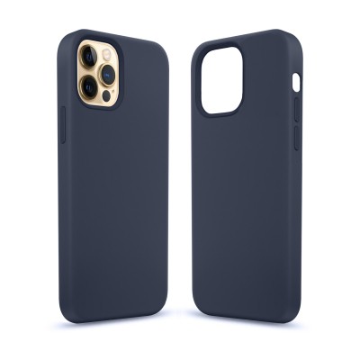 Чехол для моб. телефона MakeFuture Apple iPhone 12 Pro Max Premium Silicone Deep Navy (MCLP-AI12PMDN Киев - изображение 1