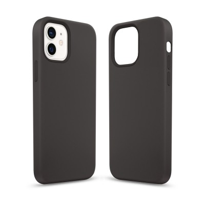 Чехол для моб. телефона MakeFuture Apple iPhone 12/12 Pro Premium Silicone Black (MCLP-AI12/12PBK) Киев - изображение 1
