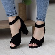 Женские босоножки Fashion Absinthe 2741 37 размер 24 см Черный Киев