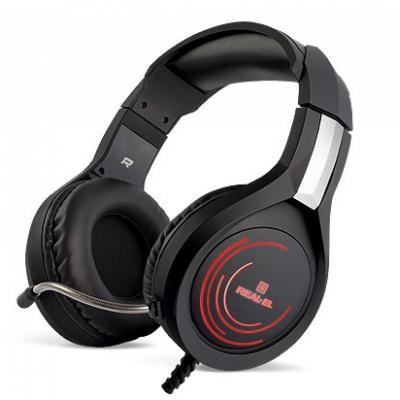 Наушники REAL-EL GDX-7400 Backlit black Киев - изображение 1