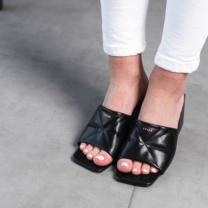Мюли женские Fashion Louie 3638 38 размер 24,5 см Черный Киев - изображение 1
