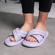 Шлепанцы женские Fashion Millie 3664 40 размер 25,5 см Сиреневый Киев