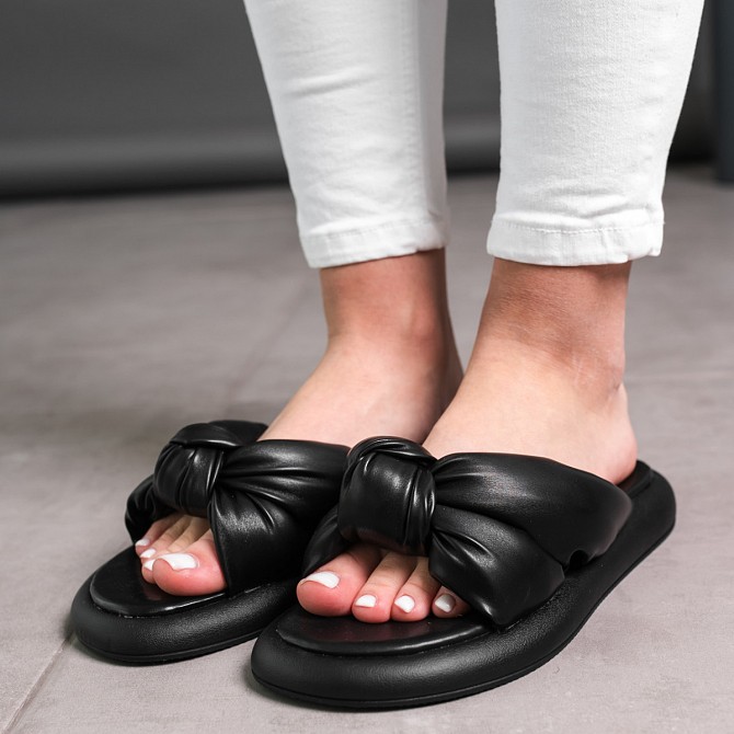 Шлепанцы женские Fashion Penny 3661 40 размер 25,5 см Черный Київ - изображение 1