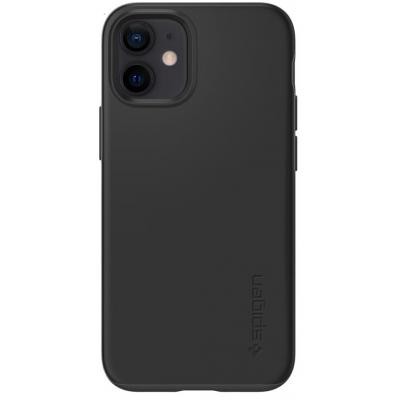 Чехол для моб. телефона Spigen iPhone 12 mini Case Thin Fit, Black (ACS01739) Киев - изображение 1