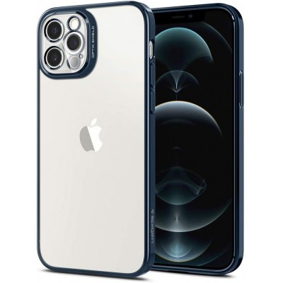 Чехол для моб. телефона Spigen Spigen Apple iPhone 12 / 12 Pro Optik Crystal, Chrome Pacifi (ACS0275 Київ - изображение 1