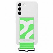 Чехол для моб. телефона Samsung Silicone with Strap Cover Galaxy S22 White (EF-GS901TWEGRU) Київ