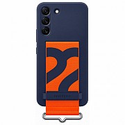 Чехол для моб. телефона Samsung Silicone with Strap Cover Galaxy S22 Navy (EF-GS901TNEGRU) Київ