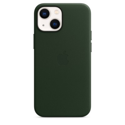 Чехол для моб. телефона Apple iPhone 13 mini Leather Case with MagSafe - Sequoia Green, Mo (MM0J3ZE/ Киев - изображение 1