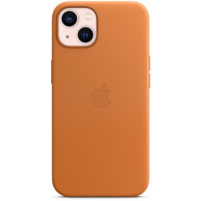 Чехол для моб. телефона Apple iPhone 13 Leather Case with MagSafe - Golden Brown, Model A2 (MM103ZE/ Київ - изображение 1