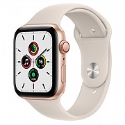 Смарт-часы Apple Watch SE GPS, 44mm Gold Aluminium Case with Starlight Sport (MKQ53GK/A) Киев