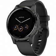 Смарт-часы Garmin vivoactive 4S, Black/Slate, GPS (010-02172-13) Київ