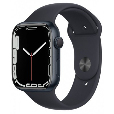 Смарт-часы Apple Watch Series 7 GPS 45mm Midnight Aluminium Case with Black S (MKN53GK/A) Киев - изображение 1