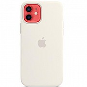 Чехол для моб. телефона Apple iPhone 12 | 12 Pro Silicone Case with MagSafe - White (MHL53ZE/A) Киев