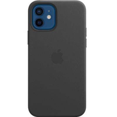 Чехол для моб. телефона Apple iPhone 12 | 12 Pro Leather Case with MagSafe - Black (MHKG3ZE/A) Киев - изображение 1