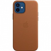 Чехол для моб. телефона Apple iPhone 12 | 12 Pro Leather Case with MagSafe - Saddle Brown (MHKF3ZE/A Київ