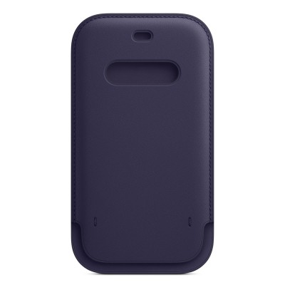 Чехол для моб. телефона Apple iPhone 12 | 12 Pro Leather Sleeve with MagSafe - Deep Violet (MK0A3ZE/ Київ - изображение 1