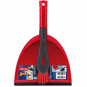 Комплект для уборки Vileda Dustpan 2 в 1 Совок с короткой ручкой и щеткой (4023103172326) Киев