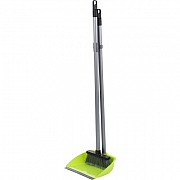 Комплект для уборки Buroclean совок со щеткой на длинной ручке (4823078924155) Киев