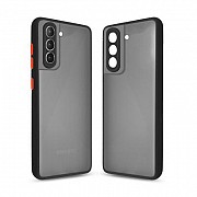 Чехол для моб. телефона MakeFuture Samsung S21 Frame (Matte PC+TPU) Black (MCMF-SS21BK) Киев