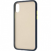 Чехол для моб. телефона Gelius Bumper Mat Case for iPhone X/XS Blue (00000080164) Киев