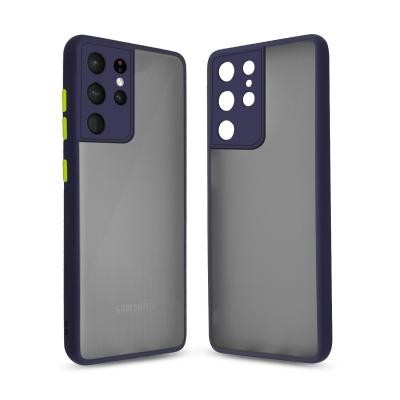 Чехол для моб. телефона MakeFuture Samsung S21 Ultra Frame (Matte PC+TPU) Blue (MCMF-SS21UBL) Київ - изображение 1