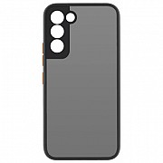 Чехол для моб. телефона MakeFuture Samsung S22 Frame (Matte PC+TPU) Black (MCMF-SS22BK) Киев