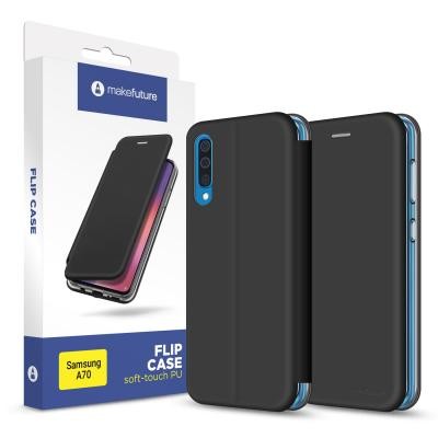 Чехол для моб. телефона MakeFuture Flip Case (Soft-Touch PU) Samsung A70 Black (MCP-SA705BK) Киев - изображение 1