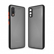 Чехол для моб. телефона MakeFuture Samsung A02 Frame (Matte PC+TPU) Black (MCMF-SA02BK) Киев