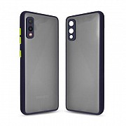 Чехол для моб. телефона MakeFuture Samsung A02 Frame (Matte PC+TPU) Blue (MCMF-SA02BL) Киев