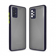 Чехол для моб. телефона MakeFuture Samsung A52 Frame (Matte PC+TPU) Blue (MCMF-SA52BL) Киев