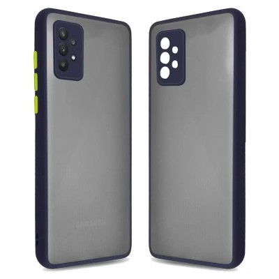 Чехол для моб. телефона MakeFuture Samsung M52 Frame (Matte PC+TPU) Blue (MCMF-SM52BL) Киев - изображение 1