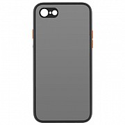Чехол для моб. телефона MakeFuture Apple iPhone SE 2022 Frame (Matte PC+TPU) Black (MCMF-AISE22BK) Киев