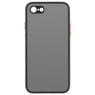Чехол для моб. телефона MakeFuture Apple iPhone SE 2022 Frame (Matte PC+TPU) Black (MCMF-AISE22BK) Киев - изображение 1
