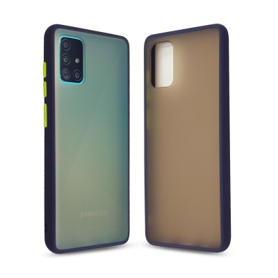 Чехол для моб. телефона MakeFuture Samsung A71 Frame (Matte PC+TPU) Blue (MCMF-SA71BL) Киев - изображение 1