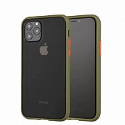 Чехол для моб. телефона MakeFuture Apple iPhone 11 Pro Frame (Matte PC+TPU) Green (MCMF-AI11PGN) Киев