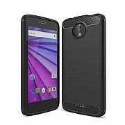 Чехол для моб. телефона для Motorola Moto C Carbon Fiber (Black) Laudtec (LT-MMCB) Киев