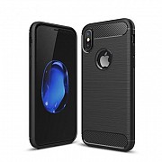 Чехол для моб. телефона для Apple iPhone X Carbon Fiber (Black) Laudtec (LT-AIXB) Киев