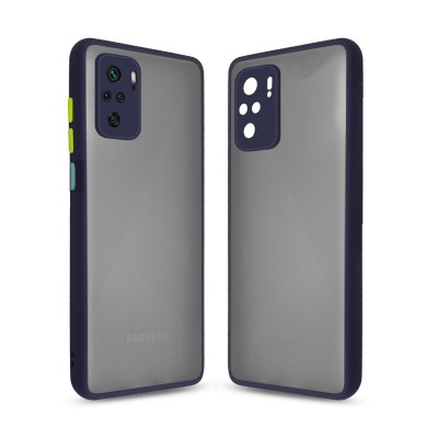 Чехол для моб. телефона MakeFuture Xiaomi Redmi Note 10 Frame (Matte PC+TPU) Blue (MCMF-XRN10BL) Київ - изображение 1