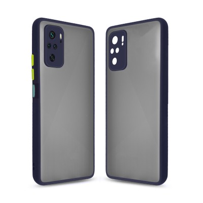 Чехол для моб. телефона MakeFuture Xiaomi Redmi Note 10 Pro Frame (Matte PC+TPU) Blue (MCMF-XRN10PBL Киев - изображение 1