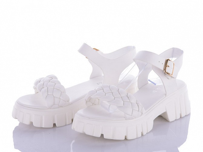Женские сандалии Fashion Nata 3693 41 размер 25,5 см Белый Київ - изображение 1