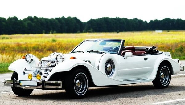 239 Ретро кабриолет белый Mitsuoka Dore 1993 год аренда прокат Винница - изображение 1