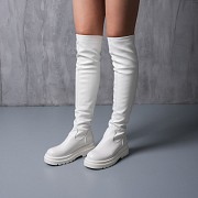 Ботфорты женские Fashion Bailey 3769 37 размер 24 см Белый Киев