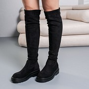 Ботфорты женские Fashion Bailey 3793 37 размер 24 см Черный Киев