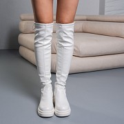 Ботфорты женские Fashion Fame 3775 36 размер 23,5 см Белый Киев
