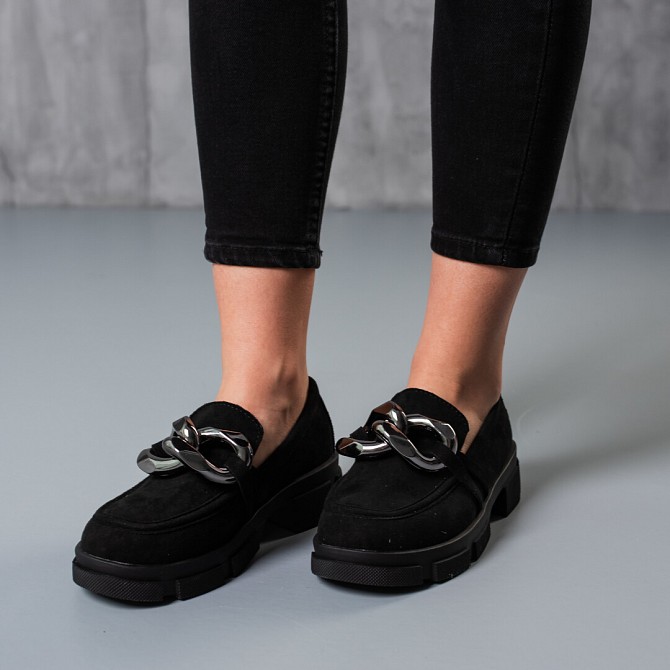 Броги женские Fashion Saint 3762 41 размер 25,5 см Черный Київ - изображение 1