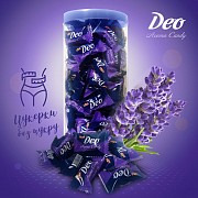 Льодяники без цукру Лаванда Deo Aroma Candy, упаковка 300 г Киев